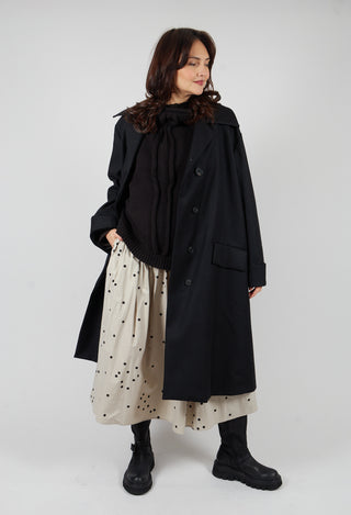 Overcoat in Degas Nero