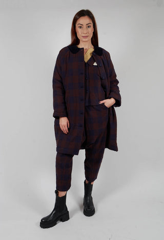 Samira Coat in Check