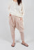 Sarouel Trousers in Cotton Raye Rose