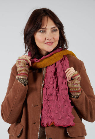 Sea Wool Scarf in Apricot Orchid