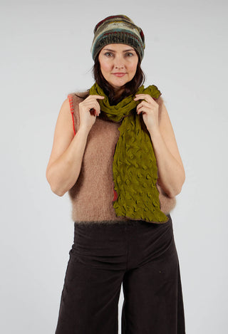 Sea Wool Scarf in Rust Olive