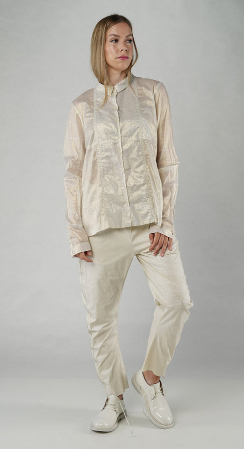 PRE-ORDER -  Semi Sheer Shirt in Starwhite (Pictured in Galaxy Sparkle)