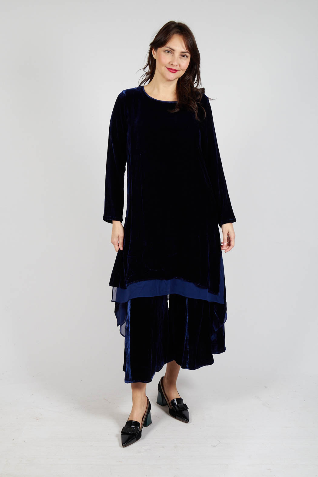 Sevda Dress in Navy