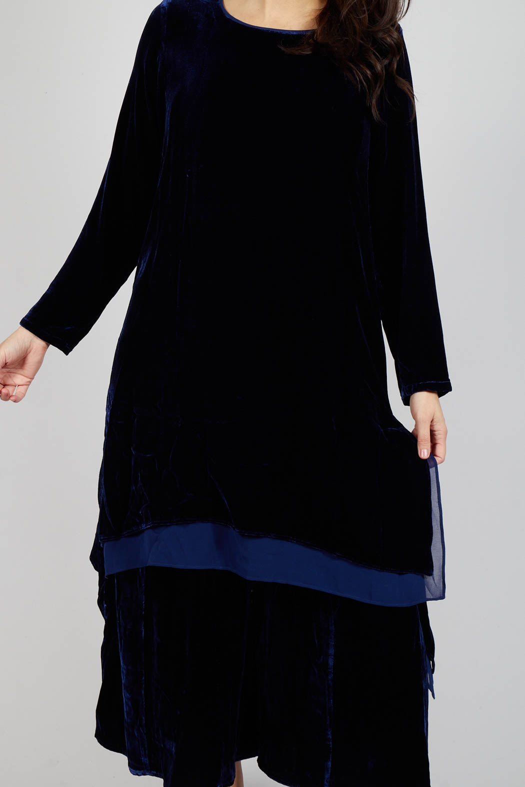 Sevda Dress in Navy