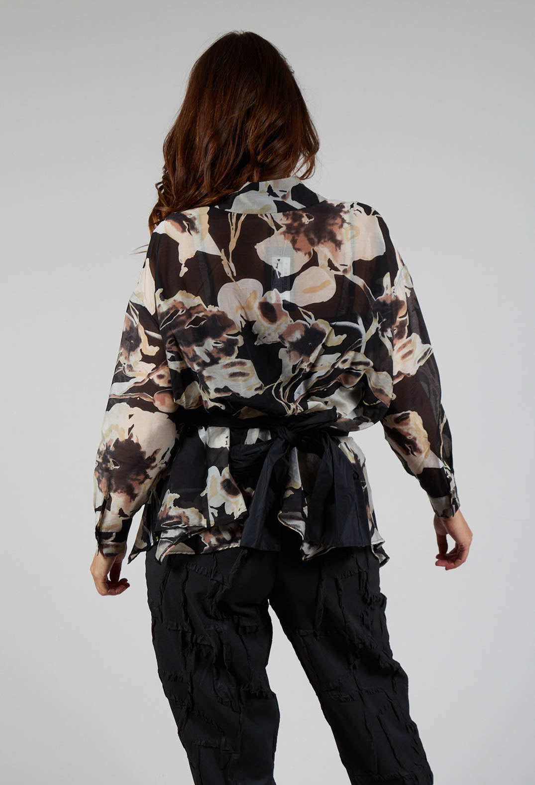 Sheer Belated Jacket in Original Print