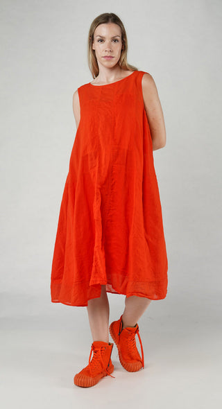 PRE-ORDER - Sheer Boat Neckline Dress in Ocean Paper (Pictured in Mandarine Paper)