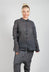 Sheer Shirt in Coal Cloud Stiff