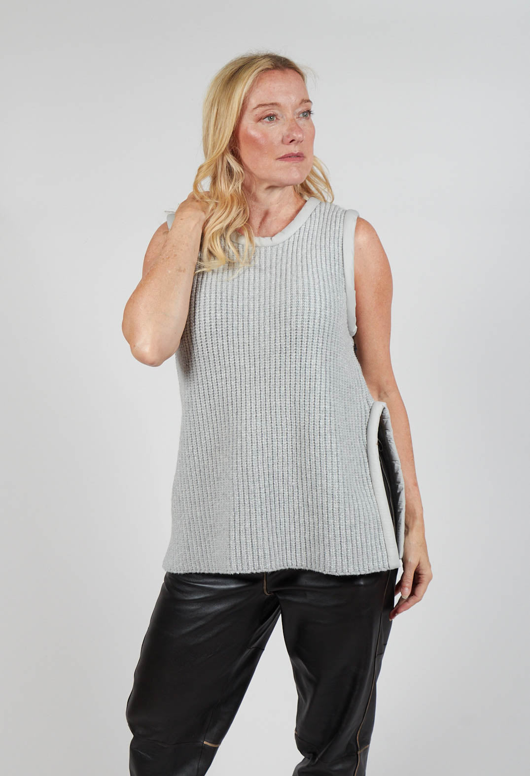 Shi Knit Top in Fog