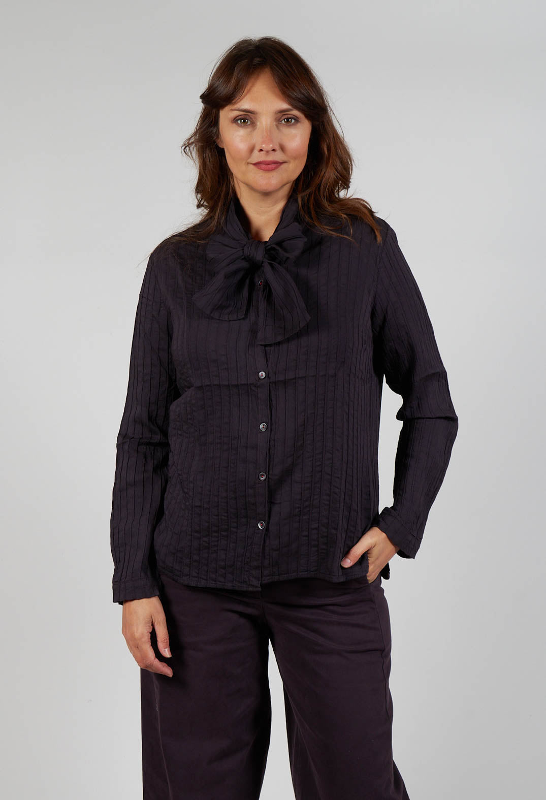 Shirt Christelle in Plum