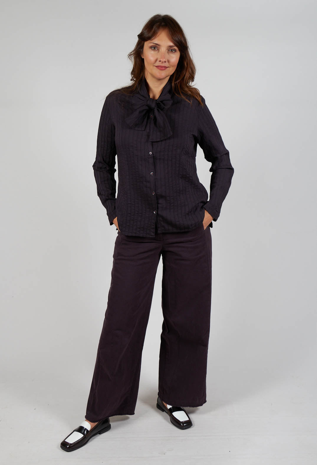 Shirt Christelle in Plum