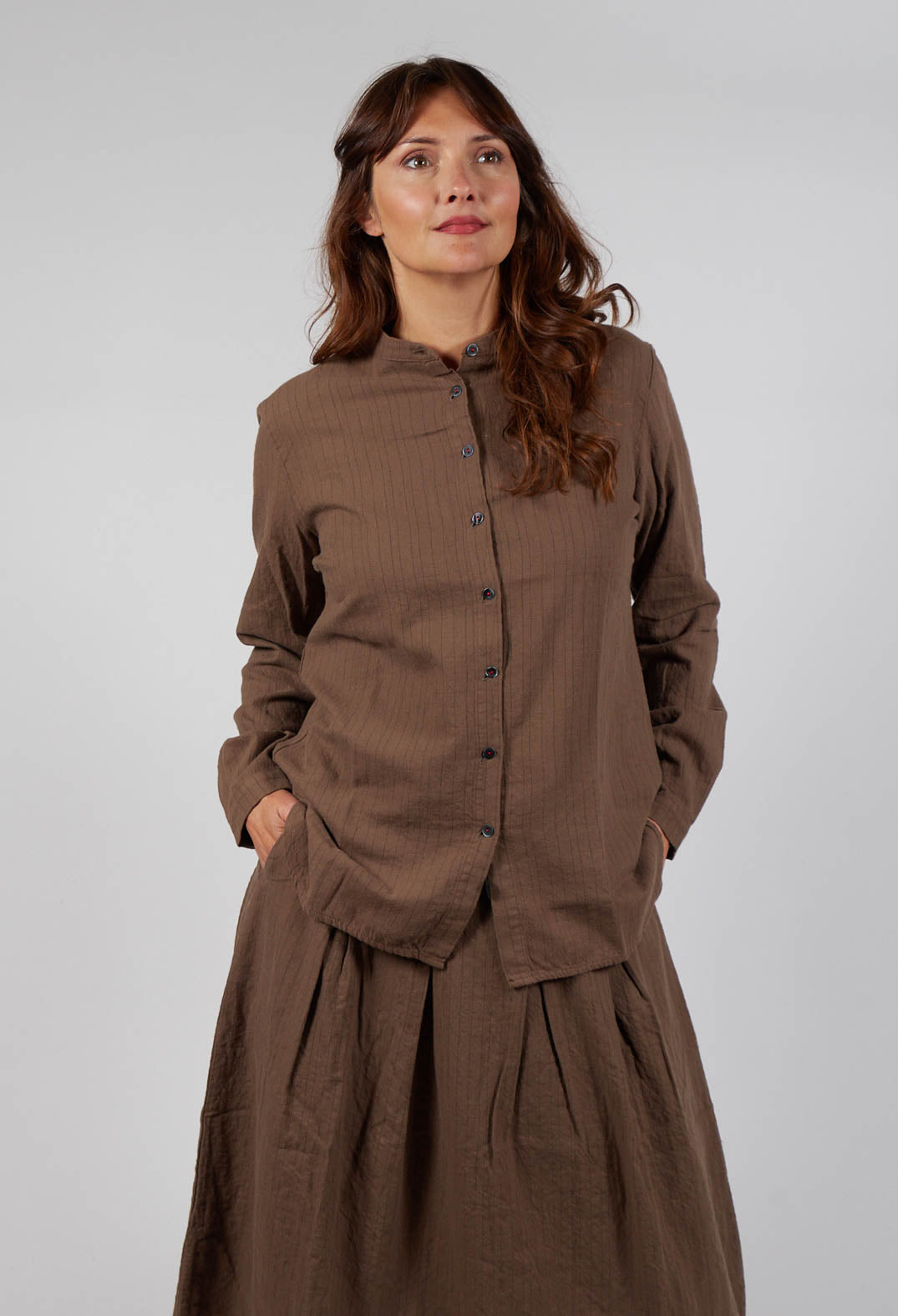 Shirt Cosma in Brown