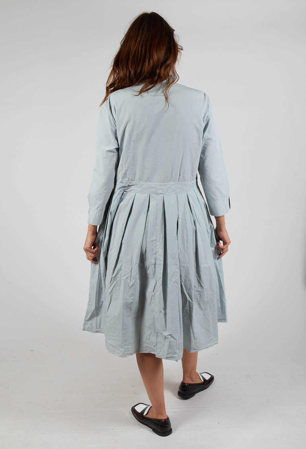 Shirt Dress in Ghiaccio