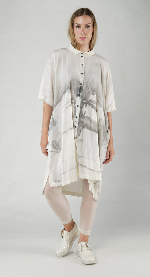 PRE-ORDER -  Shirt Dress in Asteroid Pigment (Pictured in Moon Pigment)