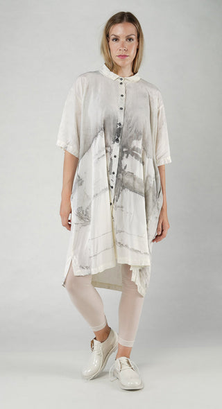 PRE-ORDER -  Shirt Dress in Moon Pigment