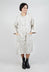 Shirt Dress with Print in White