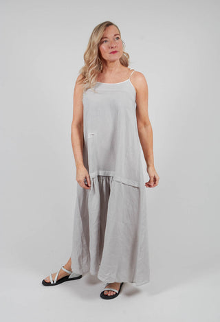 Shoestring Strap Dress in Original Grey