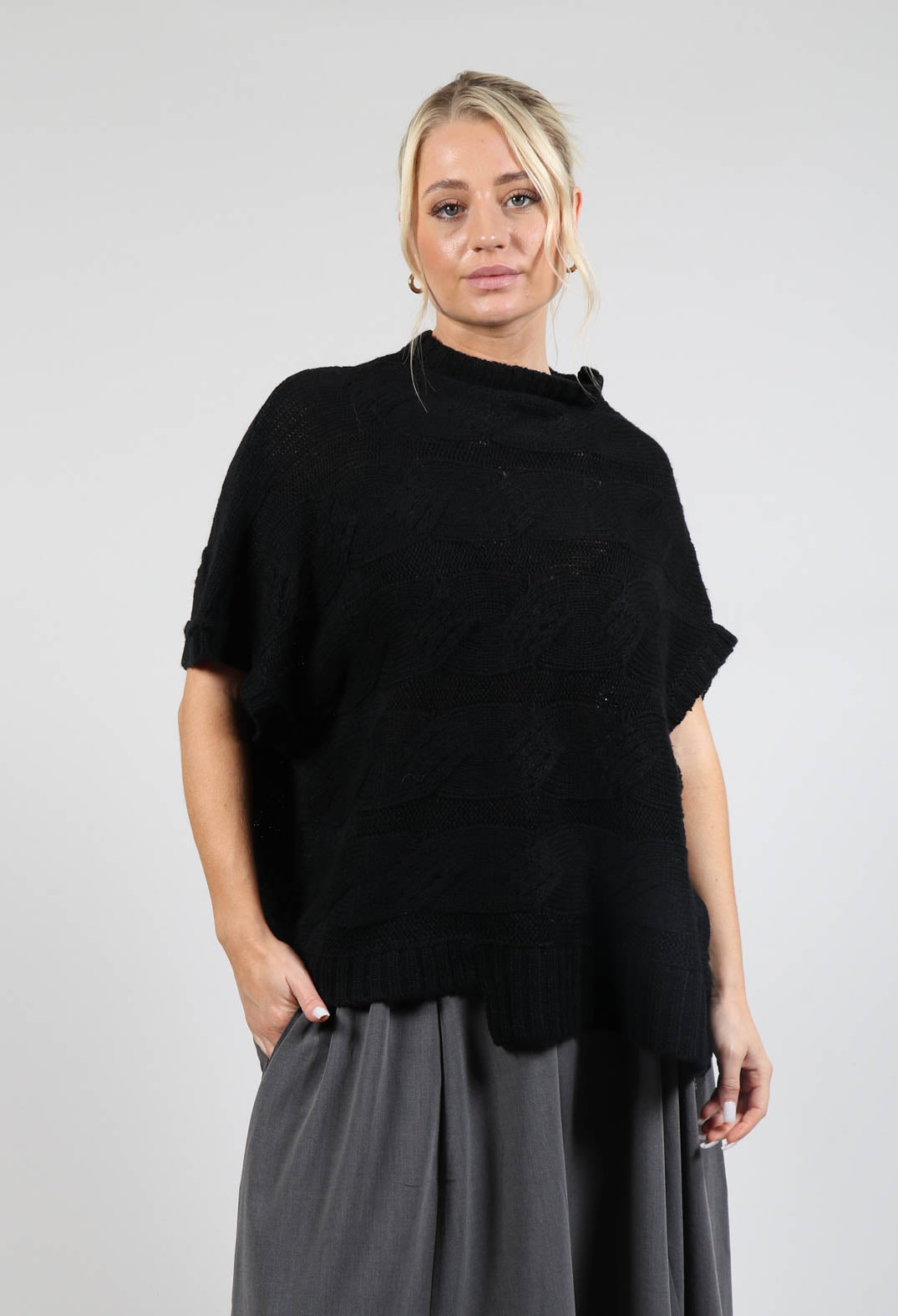 Short sleeve wool on sale jumper