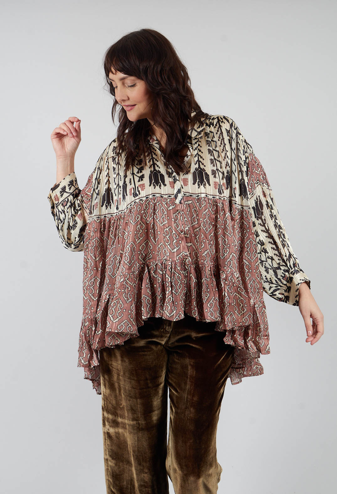 Silene Blouse in Mauve