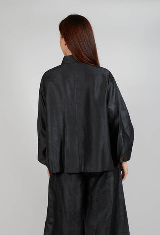 Silk Shirt in Black