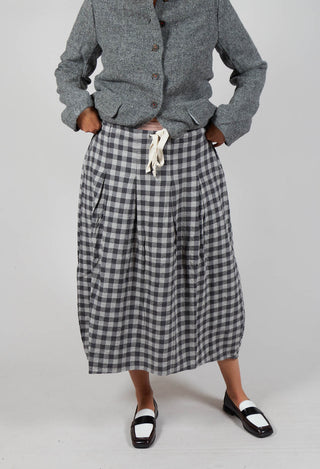 Skirt Jude in Grey Check