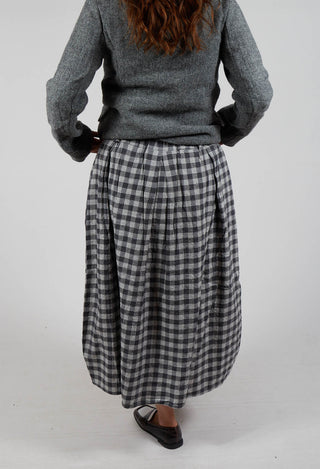 Skirt Jude in Grey Check