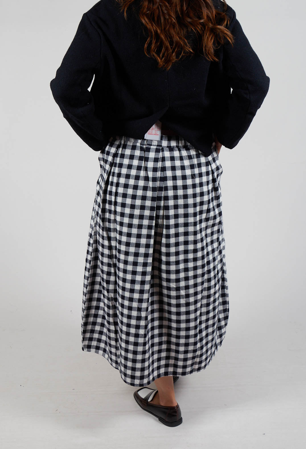 Skirt Jude in Navy Check