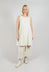 Sleeveless Tunic V in Off White