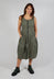 Sleeveless Zip Through Dress in Camp