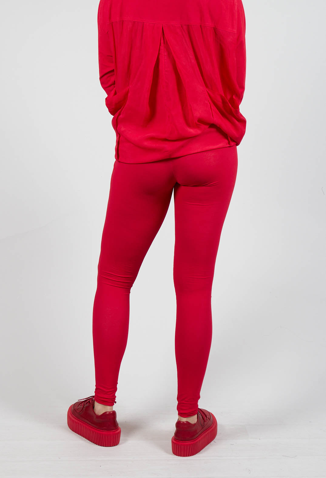 Slim Fit Leggings in Cardinal Cloud