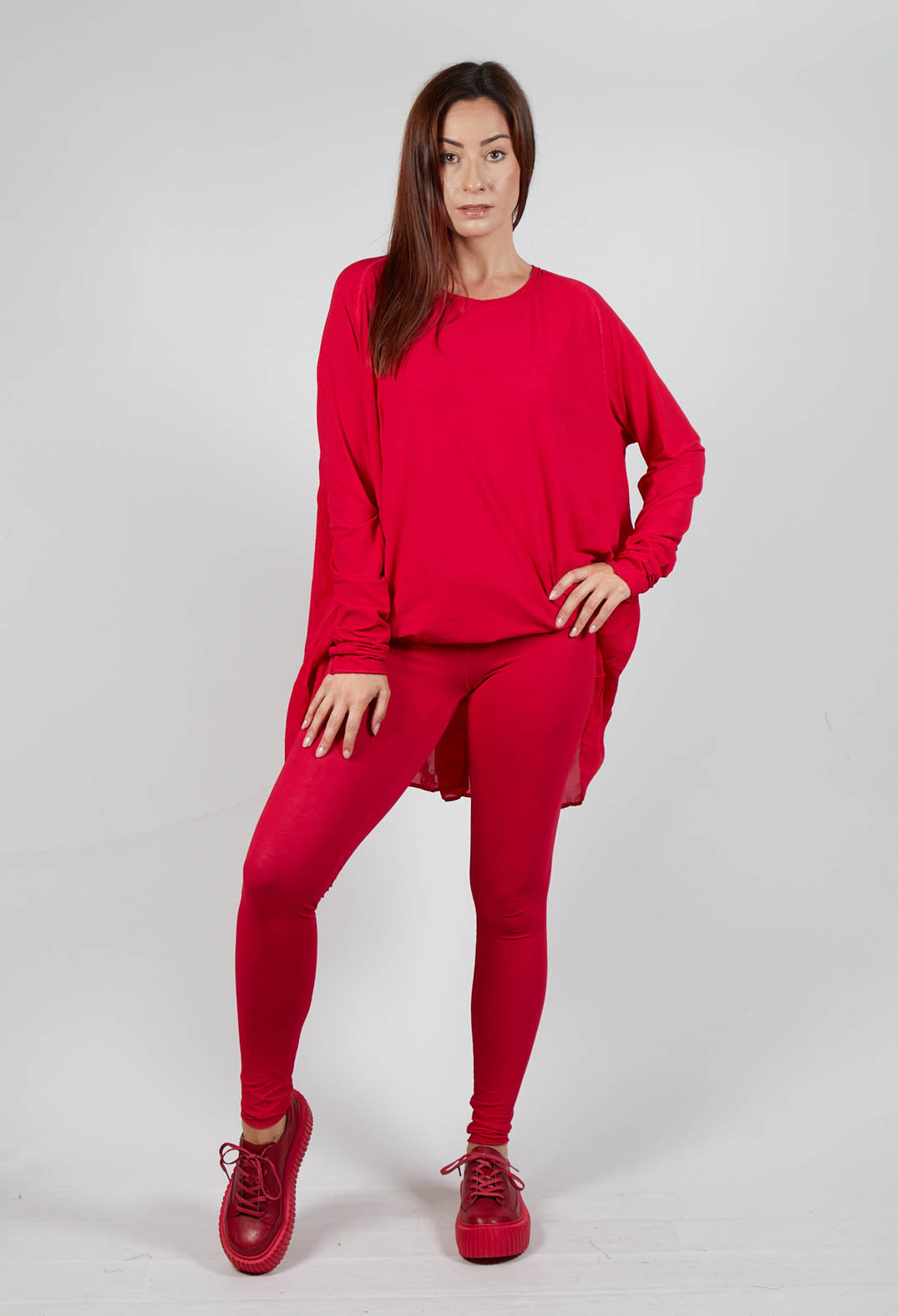 Slim Fit Leggings in Cardinal Cloud