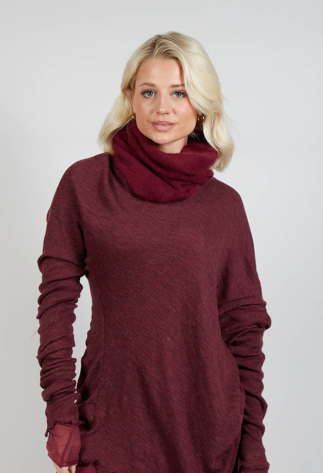 Slouchy Snood in Merlot