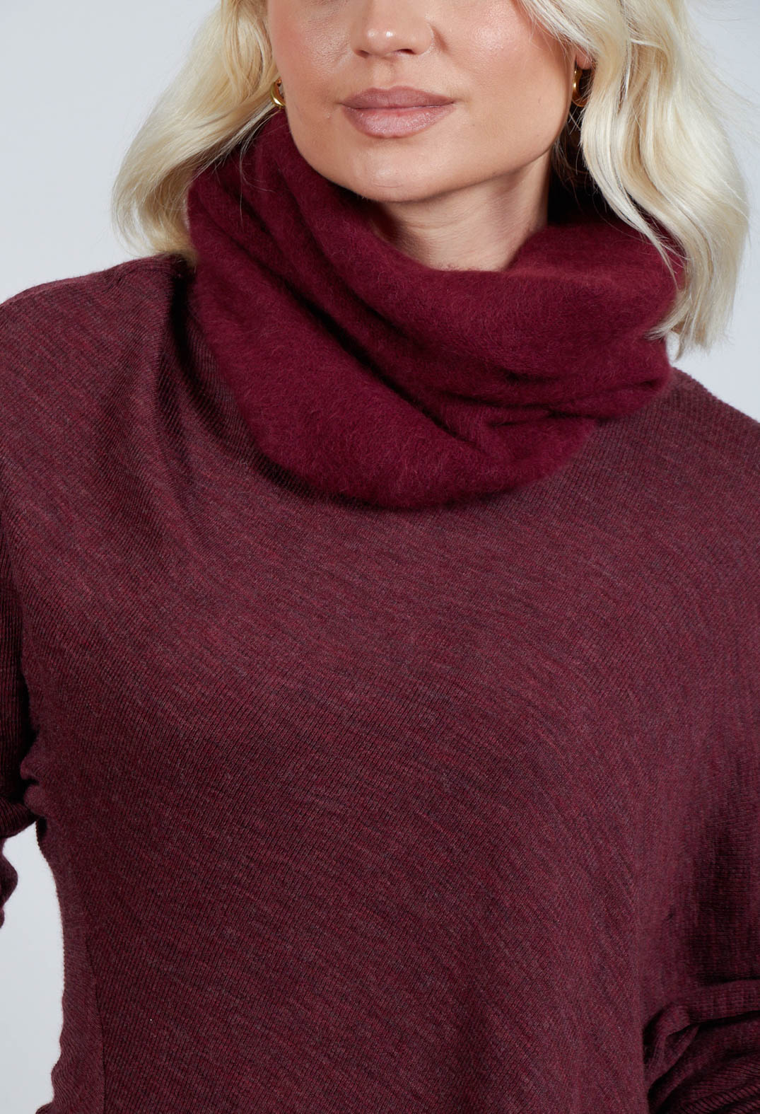 Slouchy Snood in Merlot