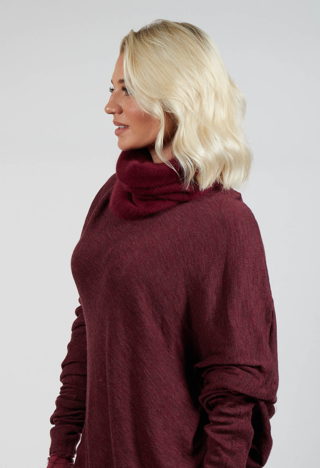 Slouchy Snood in Merlot