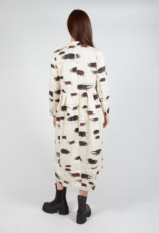 Smock Dress in Beetle