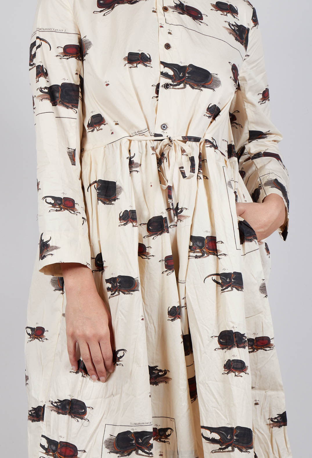 Smock Dress in Beetle