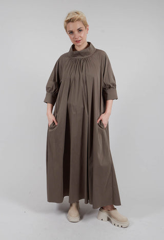 Smock Dress in Khaki