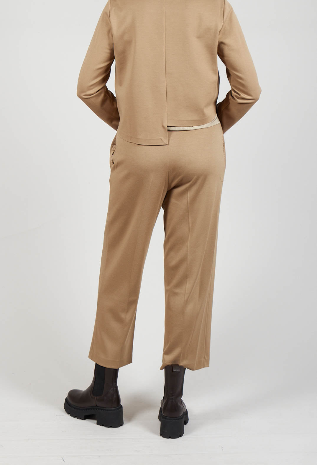 Straight Leg Trousers in Camel