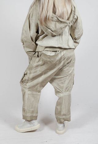 Straight Leg Utility Trousers in Eraser