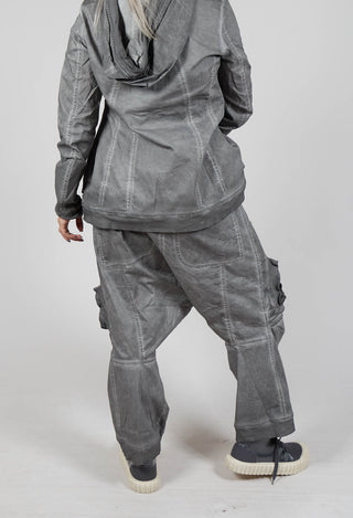 Straight Leg Utility Trousers in Pencil Cloud