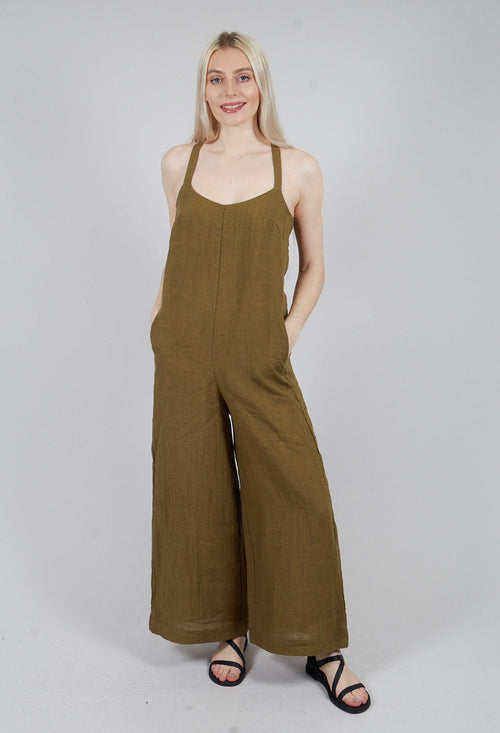 Strappy Jumpsuit in Cactus