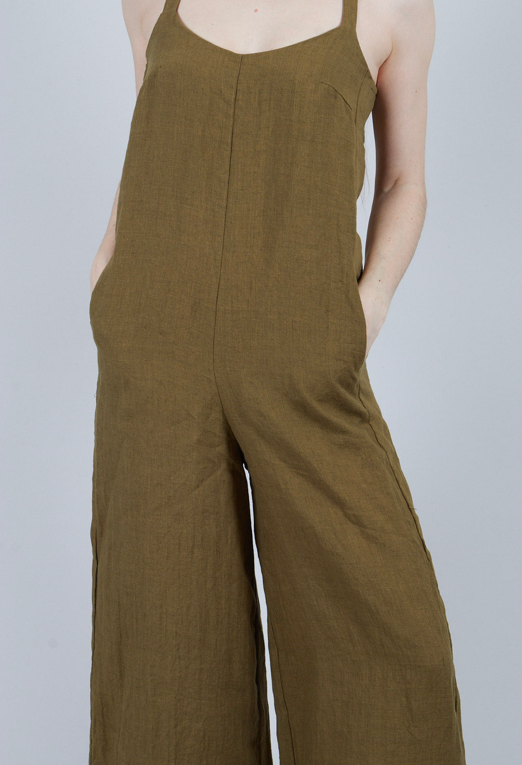 Strappy Jumpsuit in Cactus