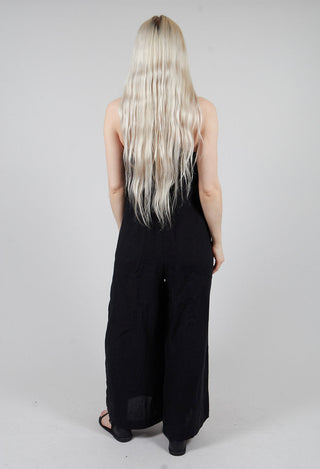 Strappy Jumpsuit in Nero