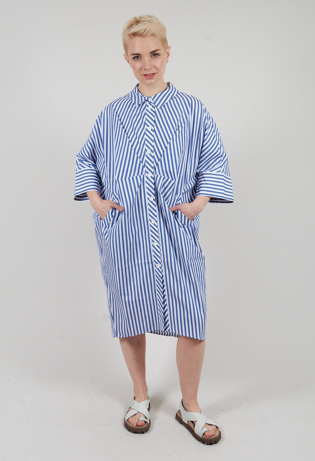 Stripe Shirt Dress in Original