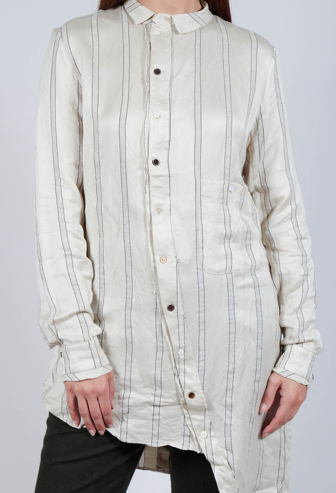 Striped Shirt in Ivory