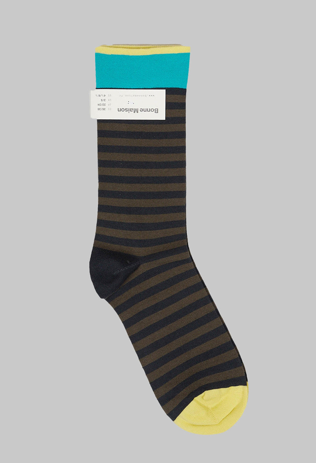 Striped Socks in Rayure Ardoise