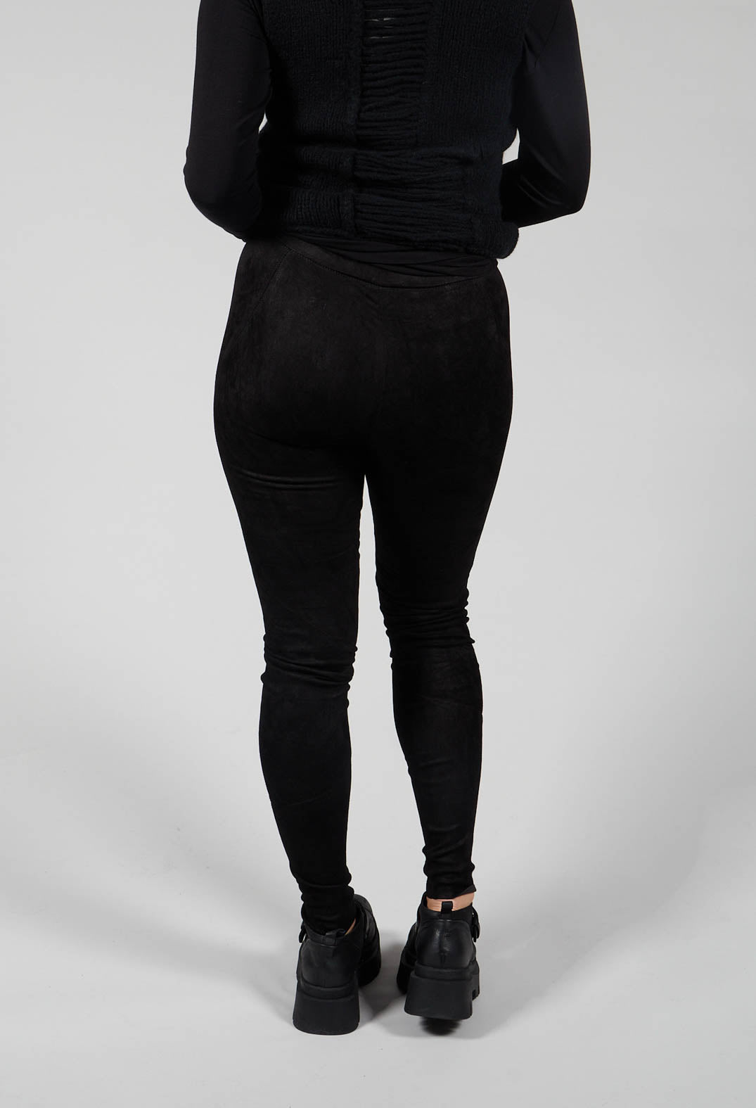 Alexander Wang Black Oversized Zip Accent Skinny Trousers