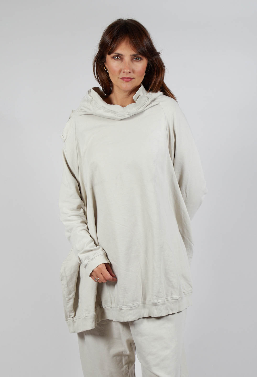 Sweatshirt Dress in Eraser