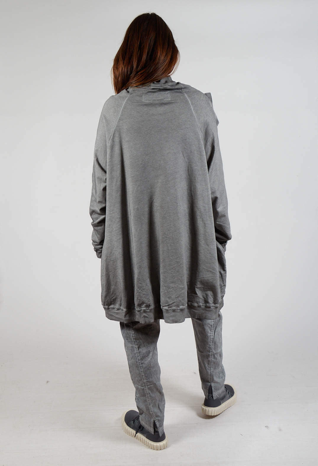 Sweatshirt Dress in Pencil Cloud