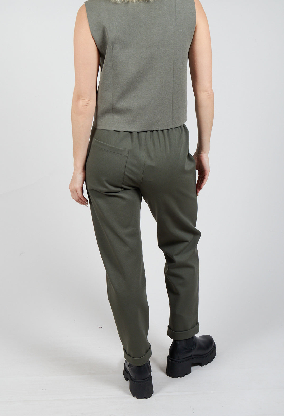 Tailored Trousers in Kaki