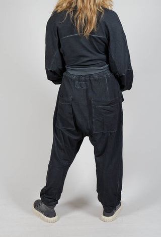 Tapered Ankle Sweatpants in Coal Cloud